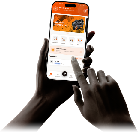 Le suivi d'une réparation dans l'application AK Center